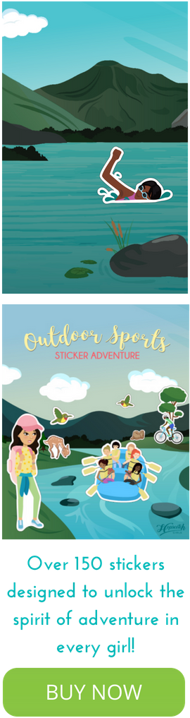 Swimming Sidebar - Cartoon (300x1050), Png Download