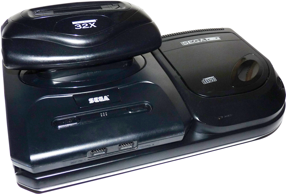 How To Hook Up Your Sega Genesis 2 With The Sega Cd - Sega Mega Drive (1000x693), Png Download