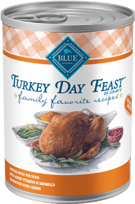 Lg 16ad14 Blue Buffalo Family Favorites Turkey Day - Blue Buffalo Latas (595x800), Png Download