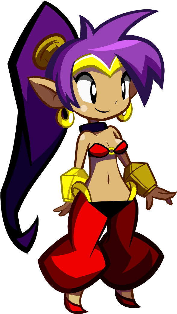 Shantae Png - Shantae Half Genie Hero Shantae (627x1071), Png Download