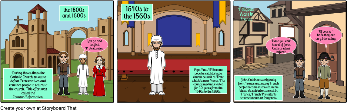 The Counter Reformation - Cartoon (1164x385), Png Download