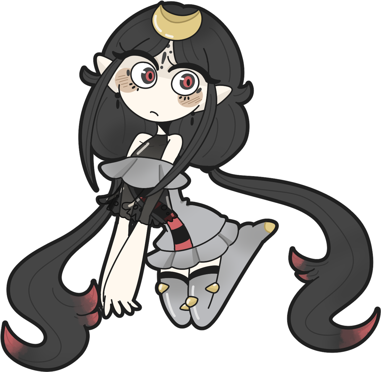 Giratina Chibi - Cartoon (1500x1500), Png Download