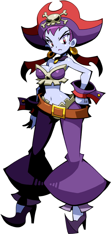 Risky Boots Is The Self Proclaimed Queen Of The Seven - Shantae Half Genie Hero Risky Boots (707x1000), Png Download