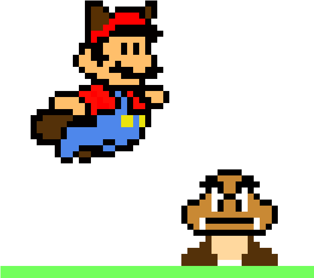 Super Mario Maker - Super Mario Bros 3 Flying Mario (624x612), Png Download