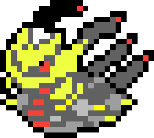 Giratina - Pokemon Pixel Art Giratina (1152x1152), Png Download