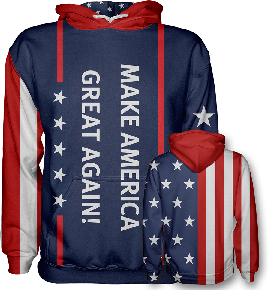 Make America Great Again Hoodie - Make America Great Again Swimsuit (1000x1000), Png Download