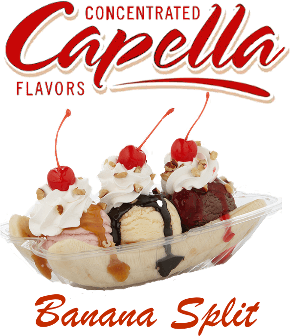 Banana Split By Capella Flavor Drops - Capella Flavor Cake Batter (600x720), Png Download