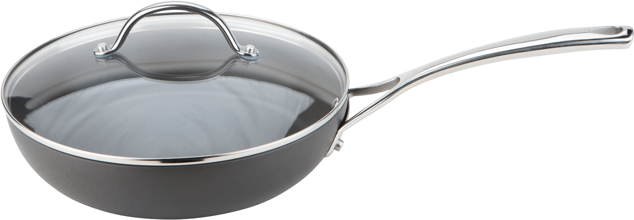 High Intensity Non Stick All Rounder Pan With Lid £64 - Sauté Pan (1400x645), Png Download