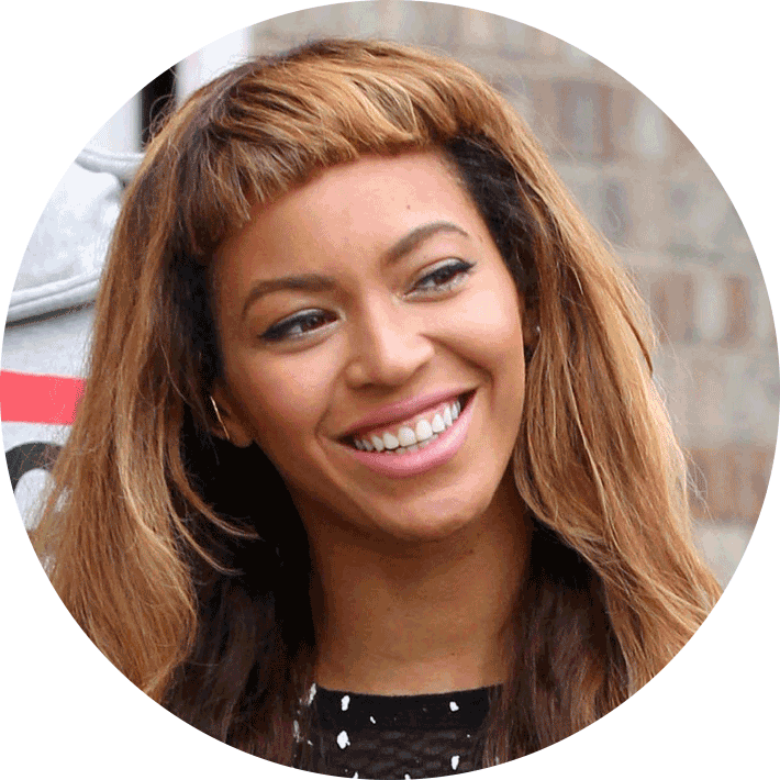 Beyoncé - Gappy Full Fringe (710x710), Png Download