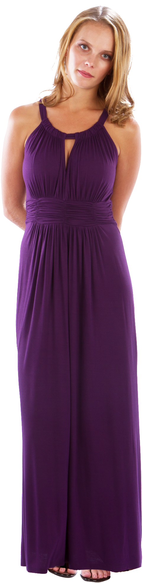Maxi Keyhole Dress - Gown (1500x2000), Png Download