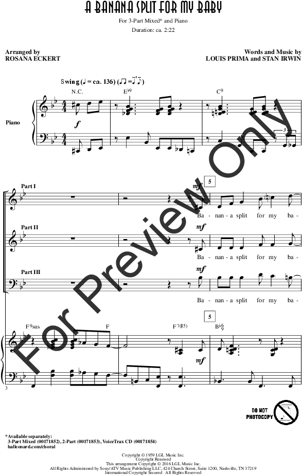 A Banana Split For My Baby Thumbnail - Million Dreams Musescore 4 (816x1056), Png Download