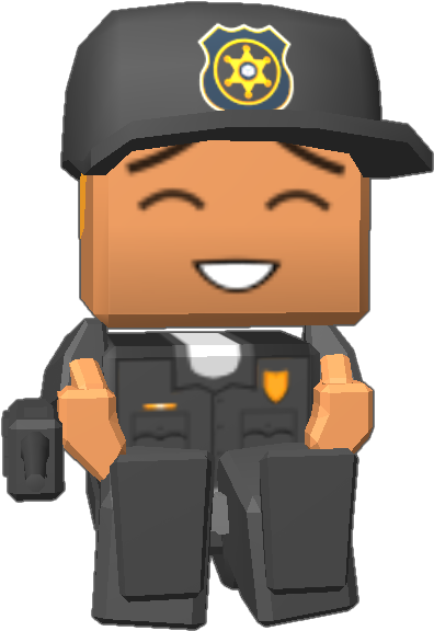 For Ranks Cadet To Police Officer - Cartoon (768x768), Png Download