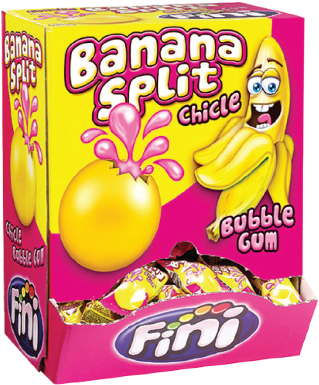 Melon Buble Gum 5369e2cb7d572 - Gum Banana Split (800x800), Png Download
