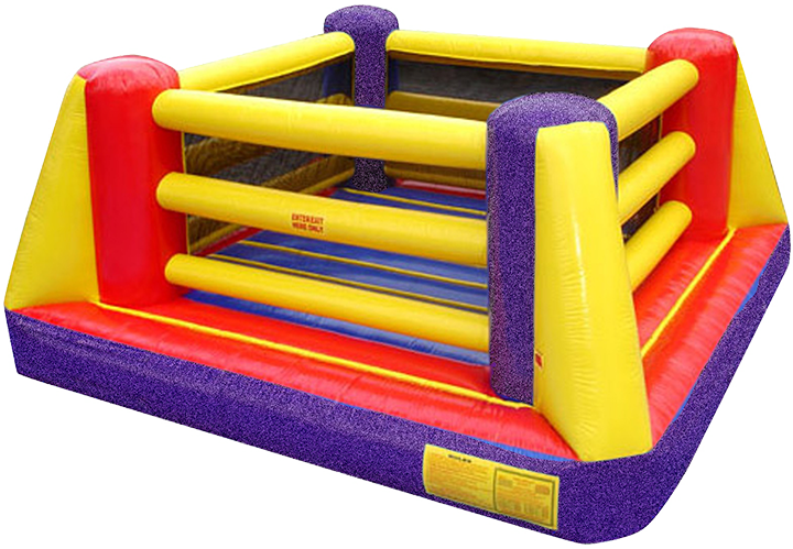 Bouncy Boxing Main Event Inflatable Boxing Ring Rental - Bouncy Boxing Ring (720x499), Png Download