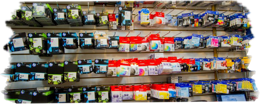 Ink Catridges Small Image Brands - Ink Cartridges And Toners (908x363), Png Download