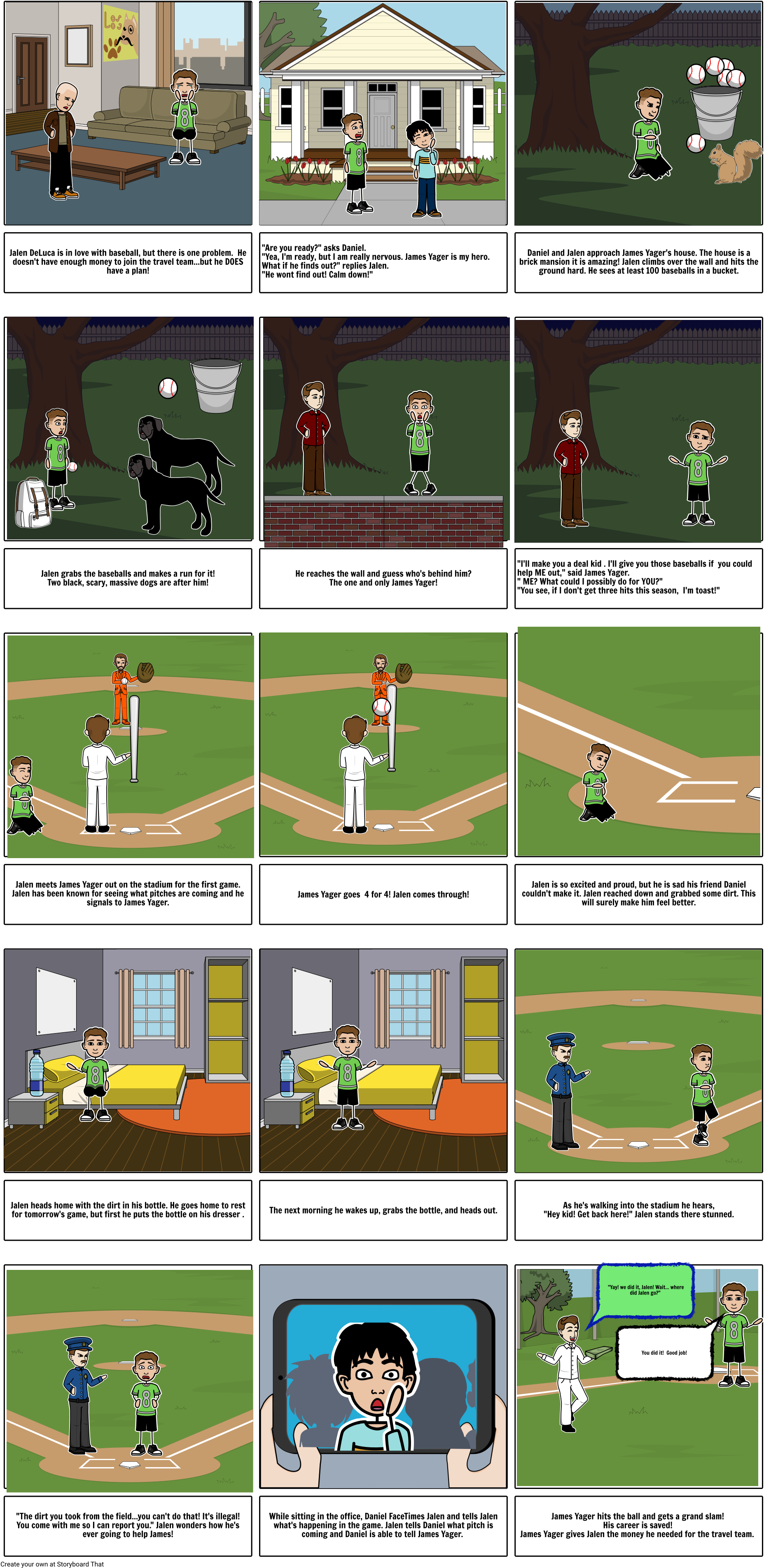 Jalen Deluca Is In Love With Baseball, But There Is - Cartoon (1880x3832), Png Download