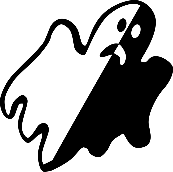 Vector Illustration Of Halloween Goblin Ghost Phantom, (702x700), Png Download