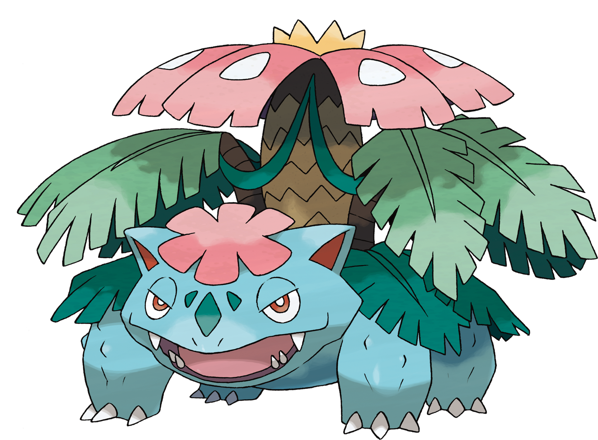Pokemon Mega Evolution Venusaur (2000x1530), Png Download