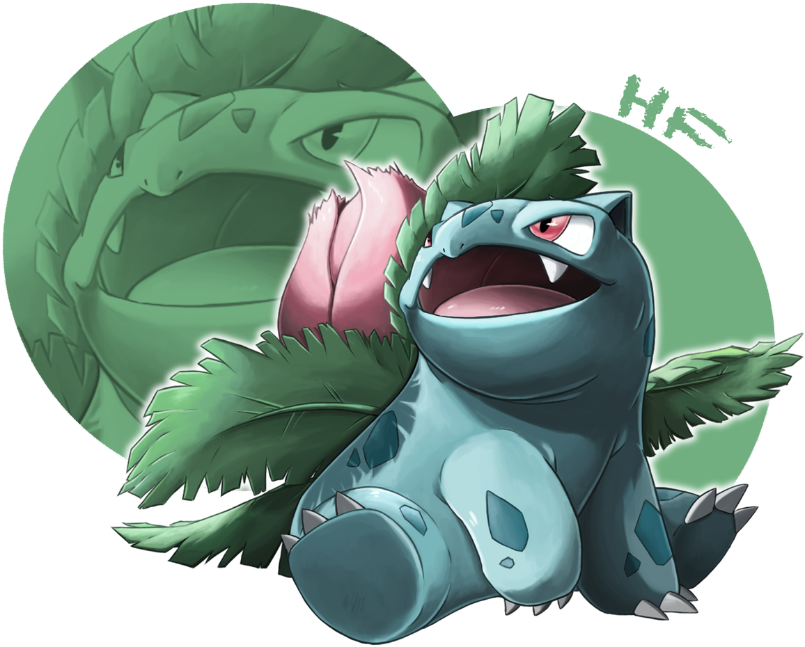 #pokemon #pokemonfan #pokemonfanart #bulbasaur #ivysaur - Cartoon (1200x959), Png Download