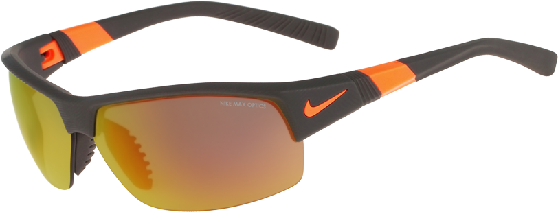 Show X2 R Ev0822 Matte Deep Pewter Total Orange Shatter - Sunglasses (1117x480), Png Download