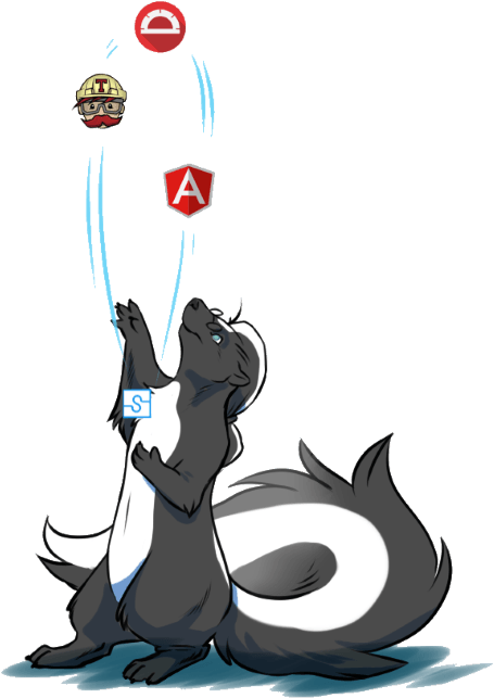 A Few Days Ago I Got The Combination Of Angular Protractor - Travis Ci (746x736), Png Download