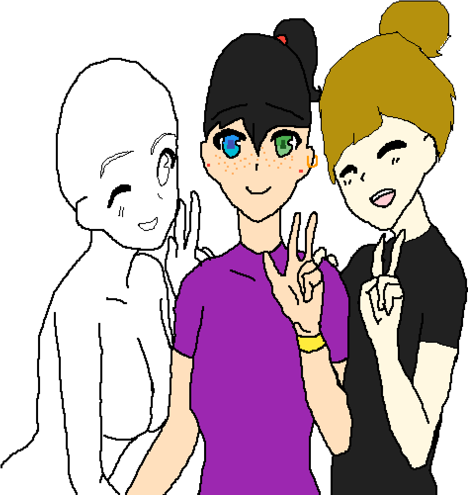 Coool Oc @lelemaster - Cartoon (1000x1000), Png Download