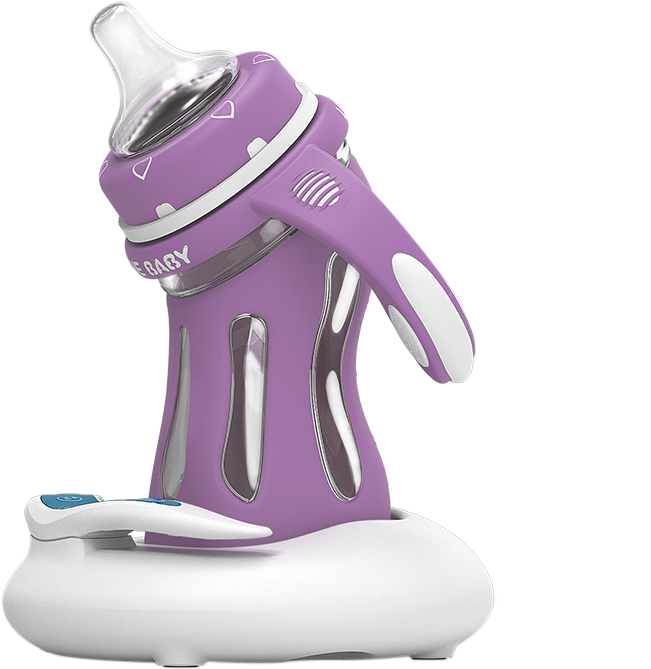 Newborn Baby Glass Insulated Bottle Genuine Explosion - Baby Bottle (800x800), Png Download