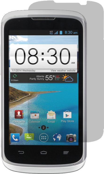 Zte Sonata 3 Tempered Glass Screen Protector - Zte Sonata (600x776), Png Download