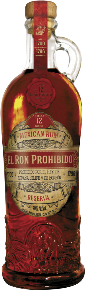 Nein, Ron Prohibido - El Ron Prohibido Habanero (447x1024), Png Download