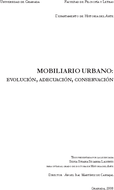 Mobiliario Urbano Evolución Adecuación Conservación - Document (595x842), Png Download