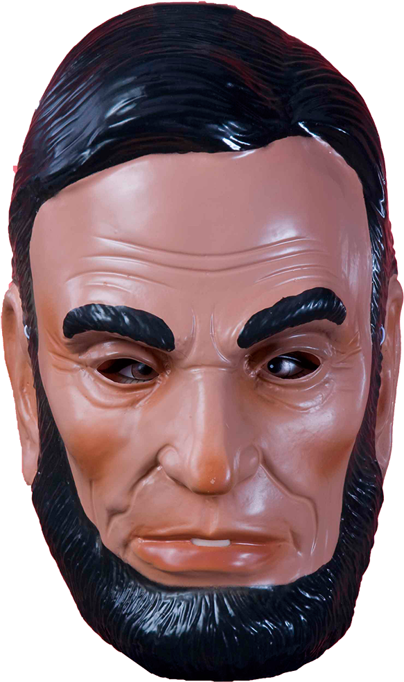 Plastic Abe Lincoln Mask - Abraham Lincoln Mask (1000x1000), Png Download