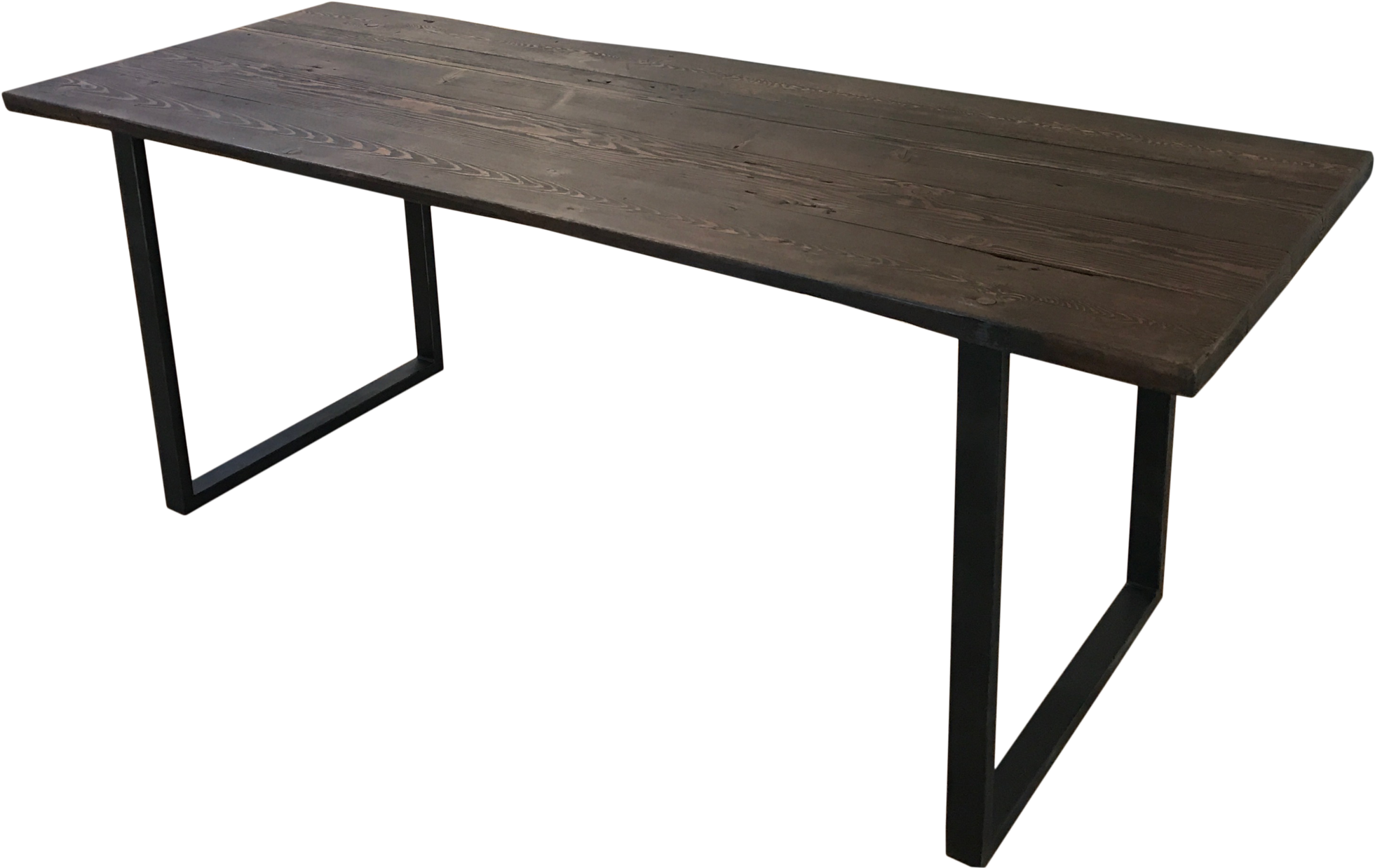 Reclaimed Wood Table With U-shaped Legs - Coffee Table (2048x2048), Png Download