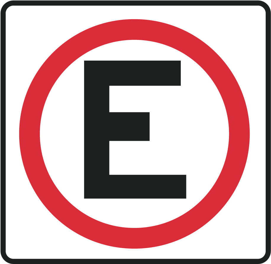 Sr-21 Estacionamiento Prohibido Encorto Periodo Dentro - Black Circle (1000x1000), Png Download