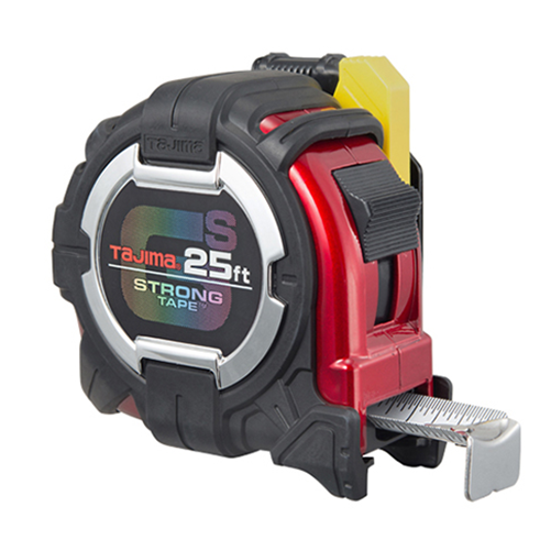 Tajima 25 Ft X 1 1/16 Inch Gs-lock Measuring Tape With - Tape Measure (570x570), Png Download