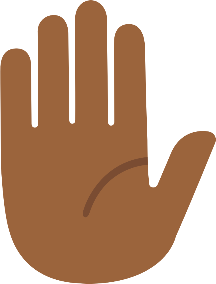 Emoji U270b 1f3fe - Mano Emoji (1024x1024), Png Download