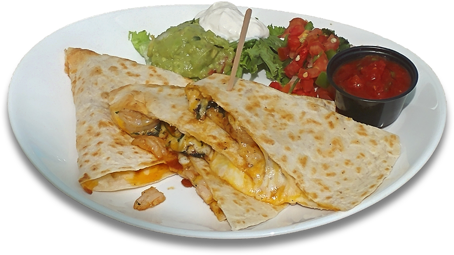 Lunch In Avila Beach, Shrimp Quesadilla - Chapati (1024x576), Png Download