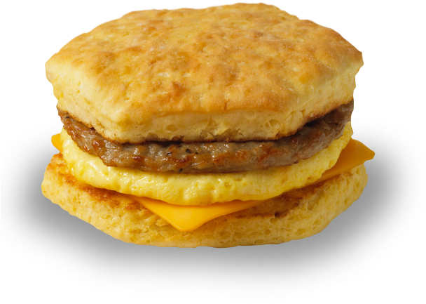 Sausage Breakfast Sandwich - Tim Hortons Biscuit Sausage Egg Cheese (650x650), Png Download