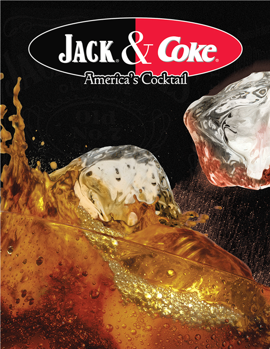 Jack And Coke - Jack And Coke Logo (1717x1200), Png Download