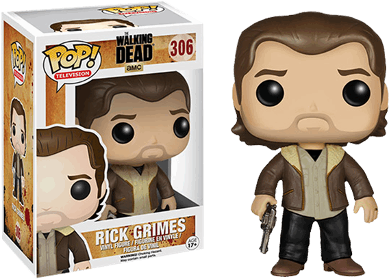 The Walking Dead - Funko Pop The Walking Dead Rick (600x600), Png Download