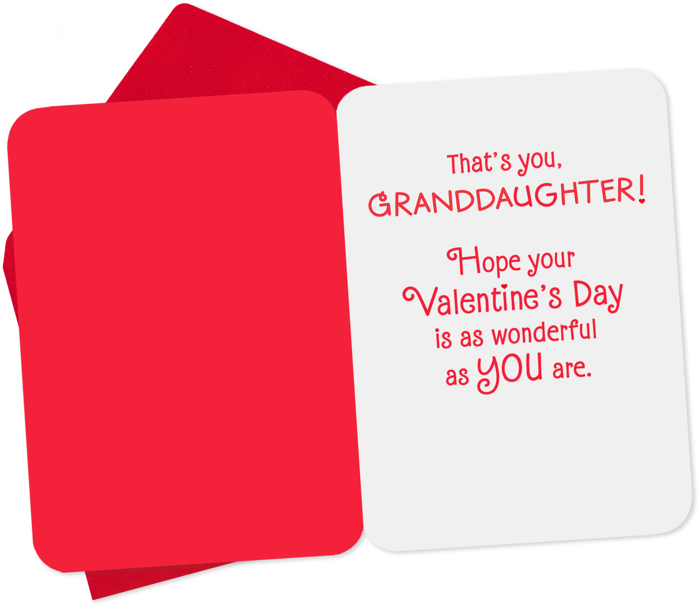 Minnie Mouse Valentine's Day Card For Granddaughter - Paper (1470x1470), Png Download