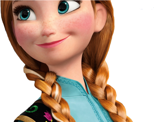 Braid Clipart Anna Frozen - Animation Movie Characters Girls (640x480), Png Download