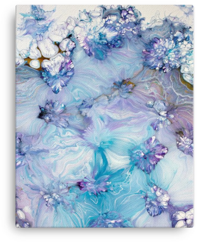 Heavenly Fireworks - Floral Design (1000x1000), Png Download