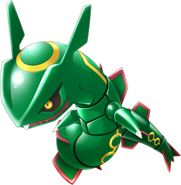Image Rayquaza U Png - Pokémon Rumble Blast (768x782), Png Download