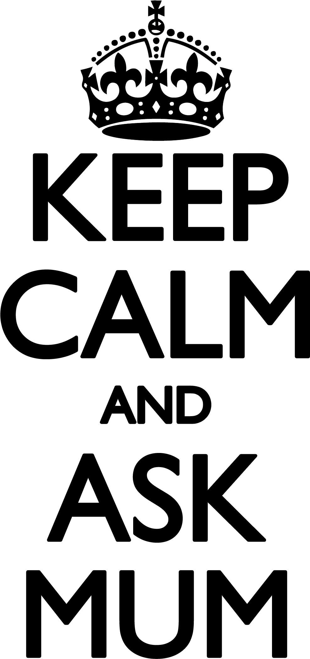 95 Personalised Fathers Day Tee - Keep Calm And Carry (2100x2100), Png Download