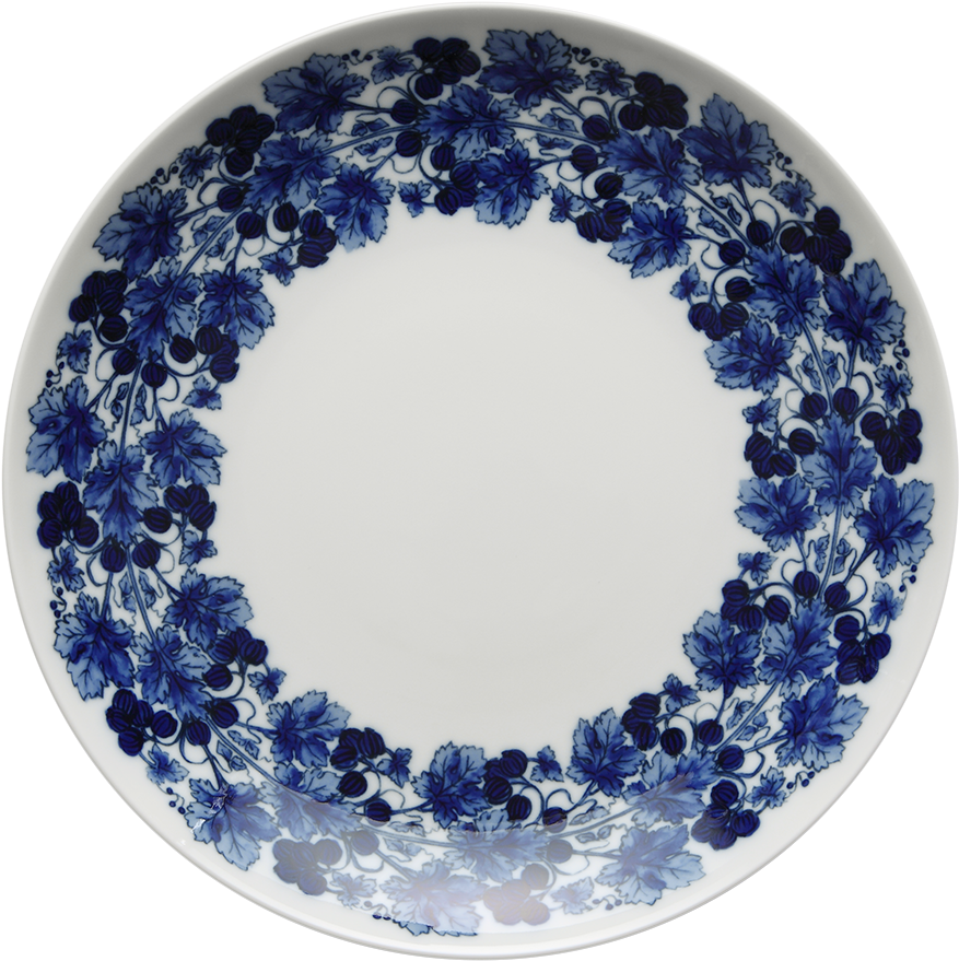 Dinner Plate Babele Blu - Crystal (1412x1022), Png Download