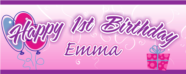 Birthday Pink - Calligraphy (650x650), Png Download