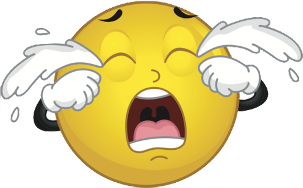 Mq Sticker - Smiley Crying (1024x1024), Png Download