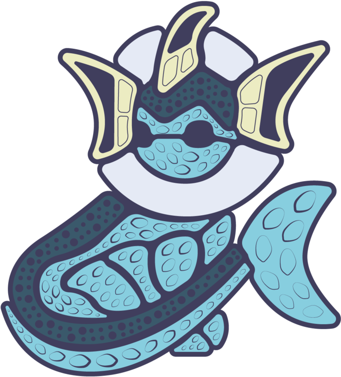 Vaporeon-sticker (1000x1294), Png Download