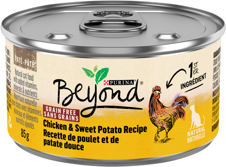 Purina® Beyond® Grain Free Chicken & Sweet Potato Recipe - Purina Beyond (750x792), Png Download
