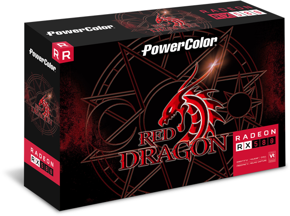 Powercolor 722-g000002458 Radeon Rx580 Red Dragon V2 - Red Dragon Rx 570 (900x500), Png Download